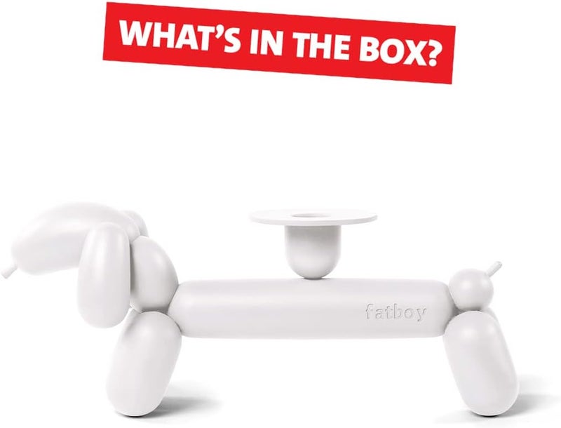 Fatboy Can-dog Candle Holder – White | Indoor Decorative Candle Stand | Modern Home & Table Decor | 10.7 x 28.5 x 8.2 cm | Stylish & Elegant Lighting Accessory - Image 5